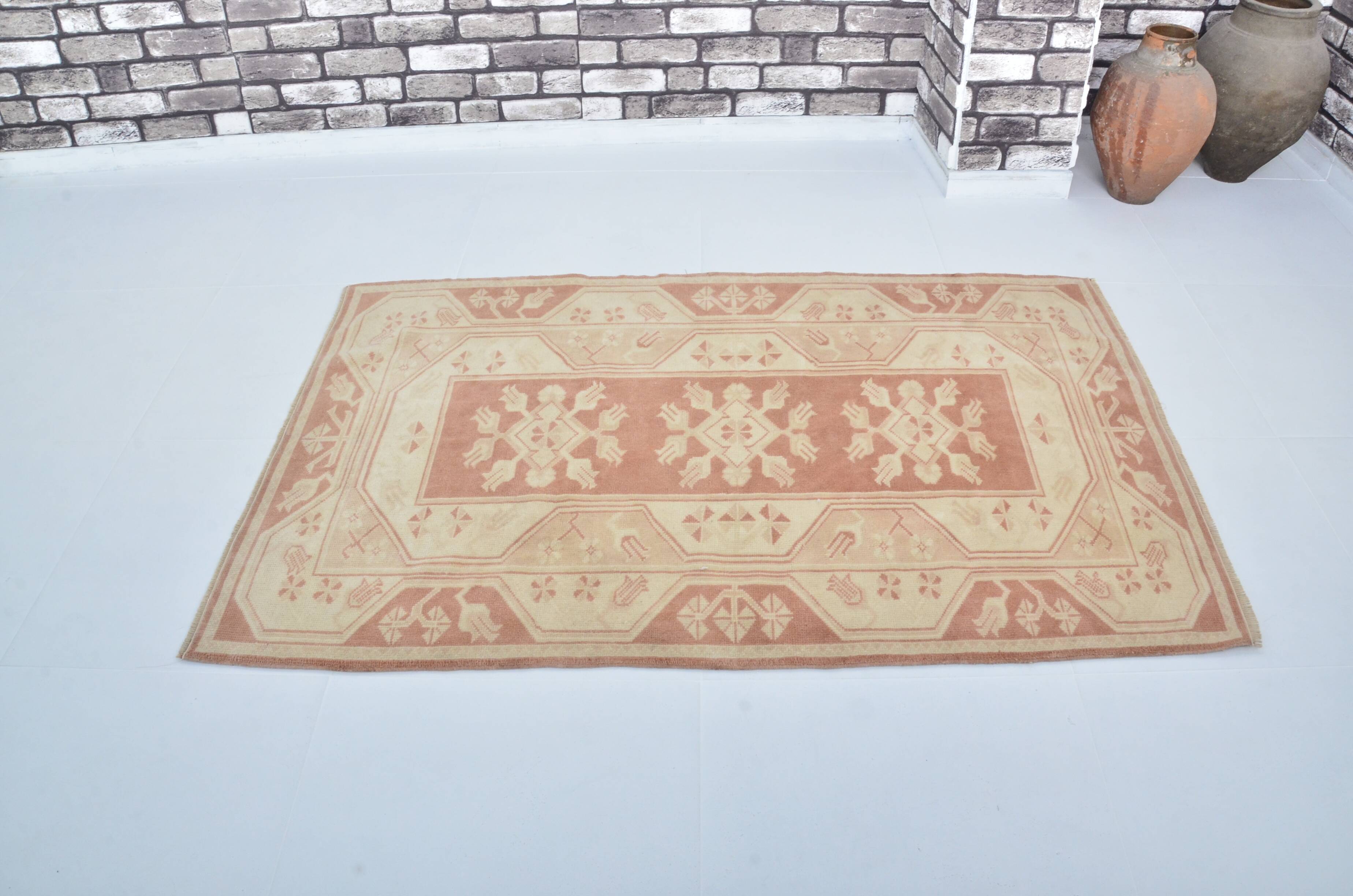 Turkish Oushak handmade rug sku 3560