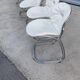 Six Sabrina model chairs by Gastone Rinaldi for Rima circa 1970