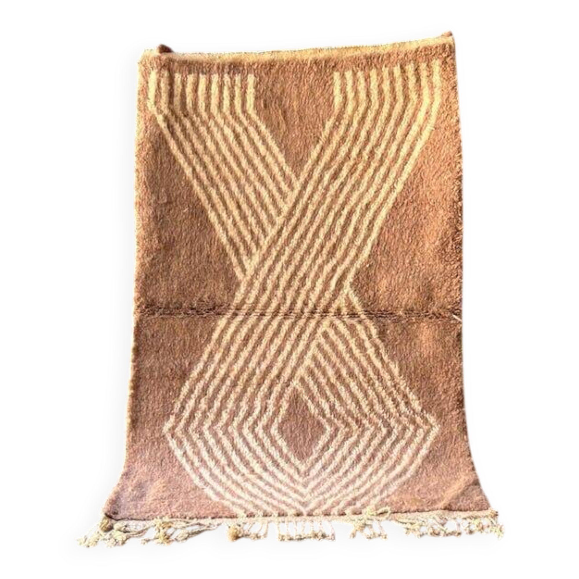 Handmade traditional Berber rug size 1.4/2.6 m