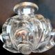 Flacon de parfum cristal Baccara ananas en forme de boule sculptée