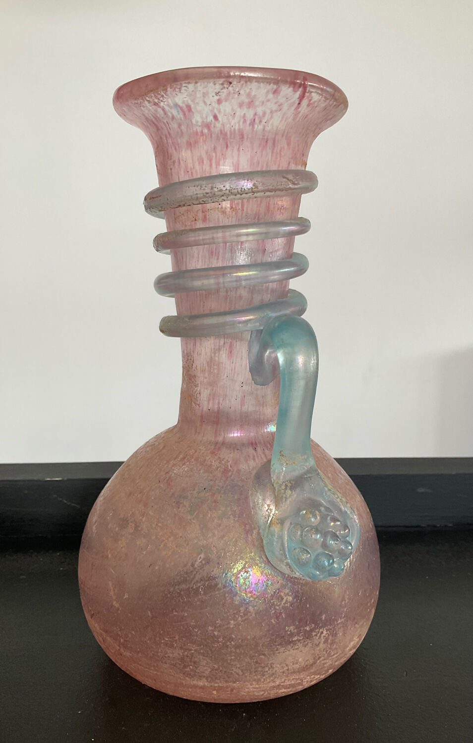 Old "Scovo" vase in Murano glass