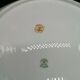 Lot of 2 dishes porcelain Limoges double gilding and white