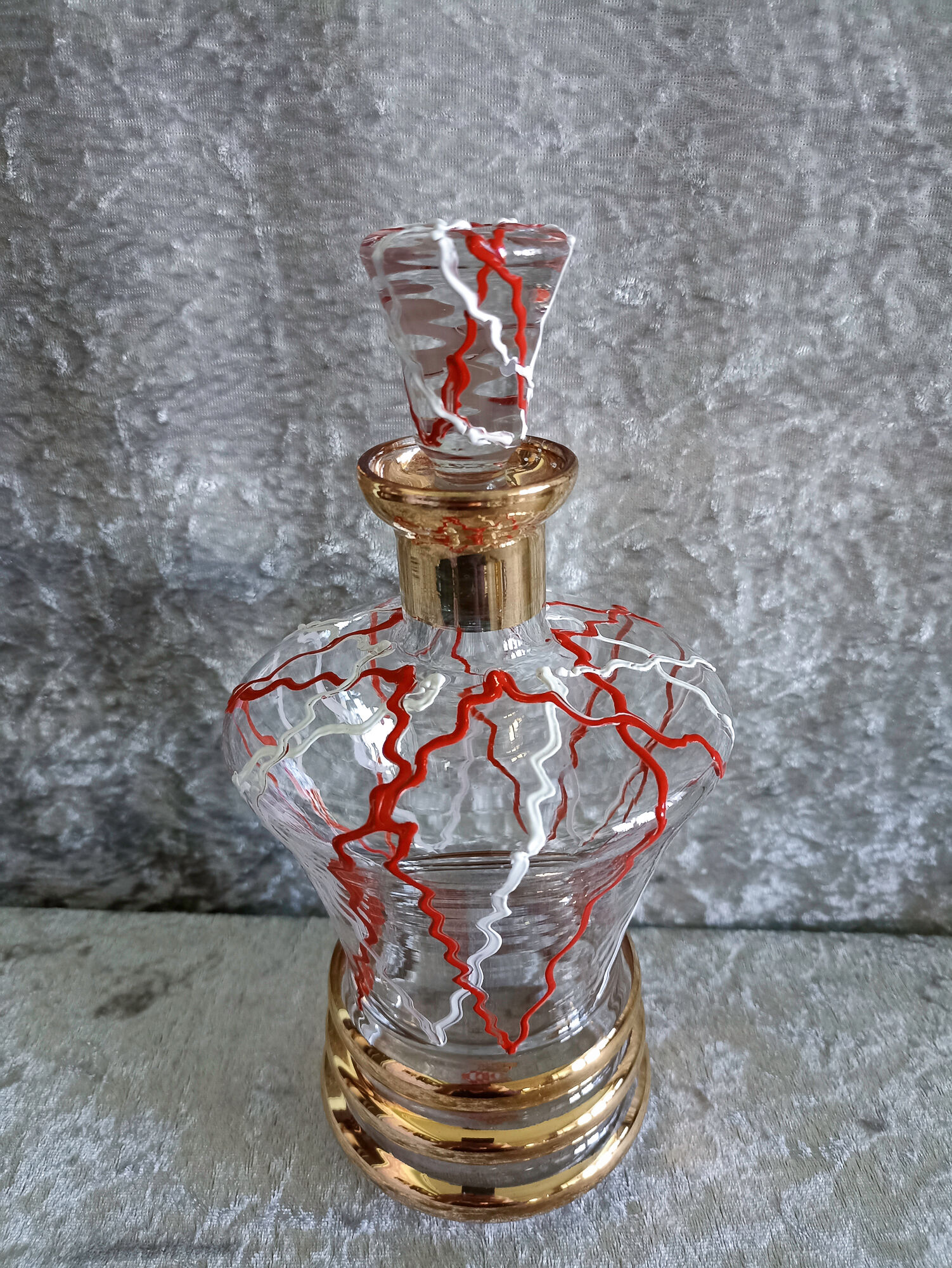 Liquor decanter from the Monaco glassworks