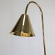 Lampadaire en laiton par Valentí