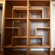 Large architectural library in solid oak – 2 modules – Fabri