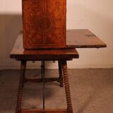 Renaissance Bargueno in Walnut and Fruitwood Marquetry - 16th Century
