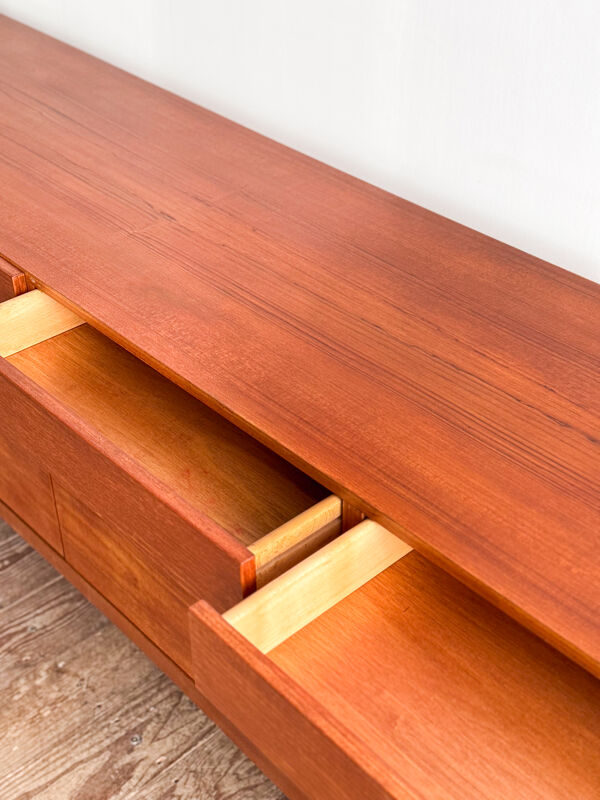 Enfilade Mid-Century en teck, modèle FA66 par Ib Kofod-Larsen pour Faarup