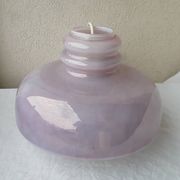 Suspension en verre violet