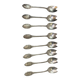 6 cuillères à sorbet, argent cailard bayard, XIXème