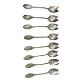6 cuillères à sorbet, argent cailard bayard, XIXème