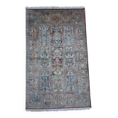 Tapis Indien Cachemire soie fait main 196x122cm