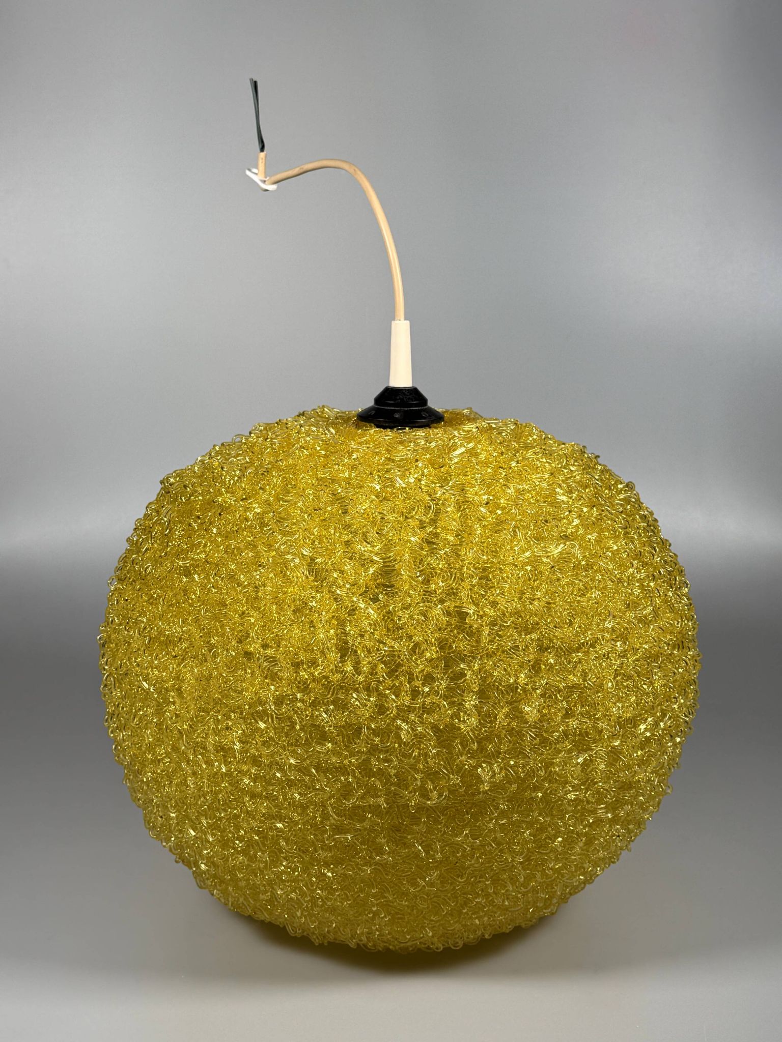 1960s/70s Ceiling Lamp Globe Lamp Acrylic Plastic "Spaghetti" Style