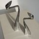 Pair of candleholders by Matthew Hilton 80s