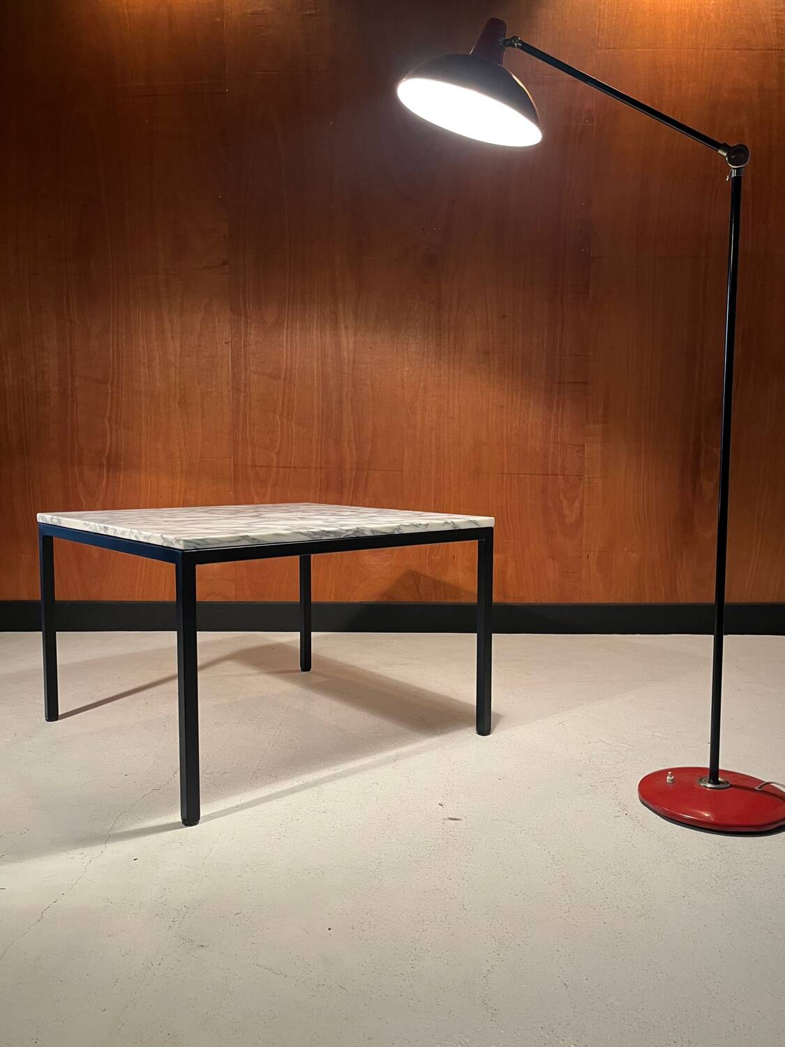 Vintage 1970s Calacatta marble coffee table