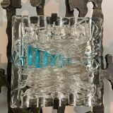 Brutalist Wall-Mounted Lamp & Coat Rack Sculpture by Angelo Brotto