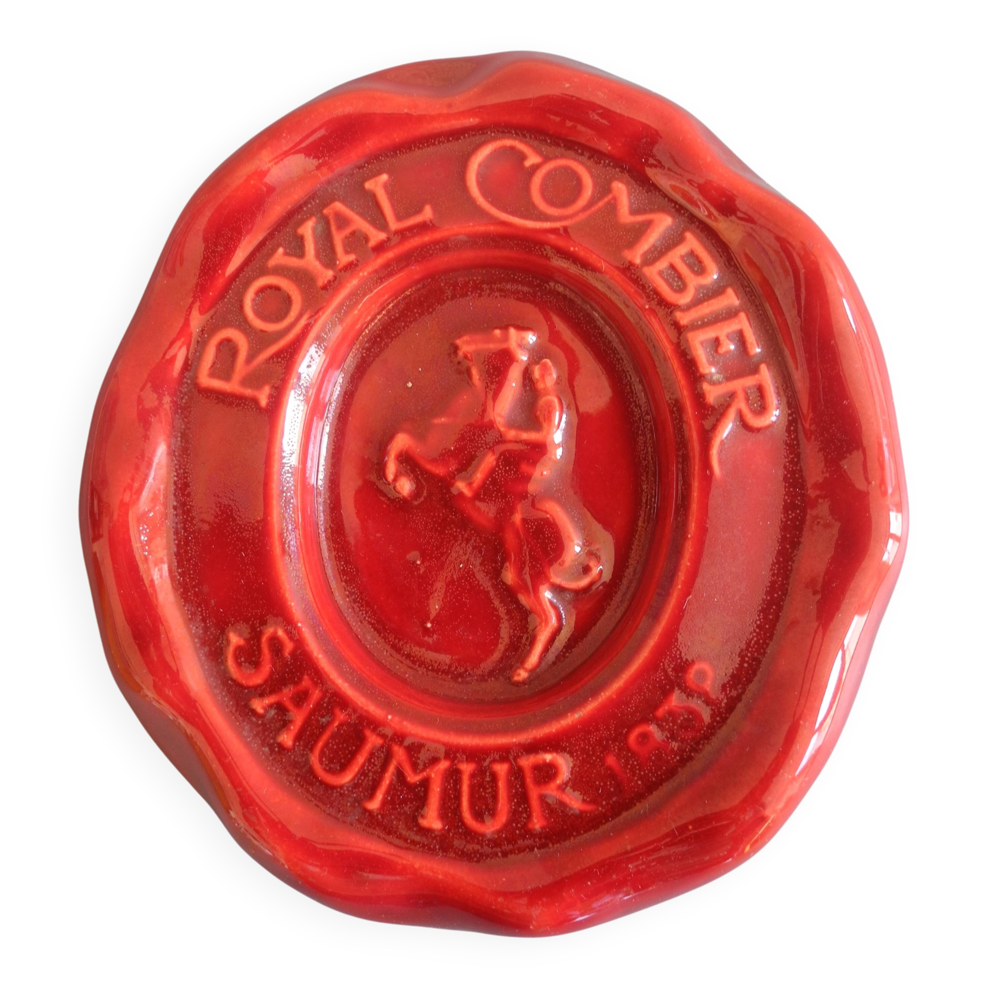 vintage ashtray Royal Combier Saumur 1832