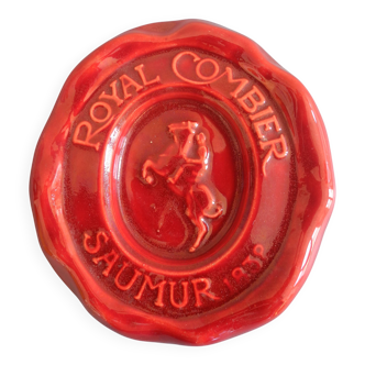 vintage ashtray Royal Combier Saumur 1832