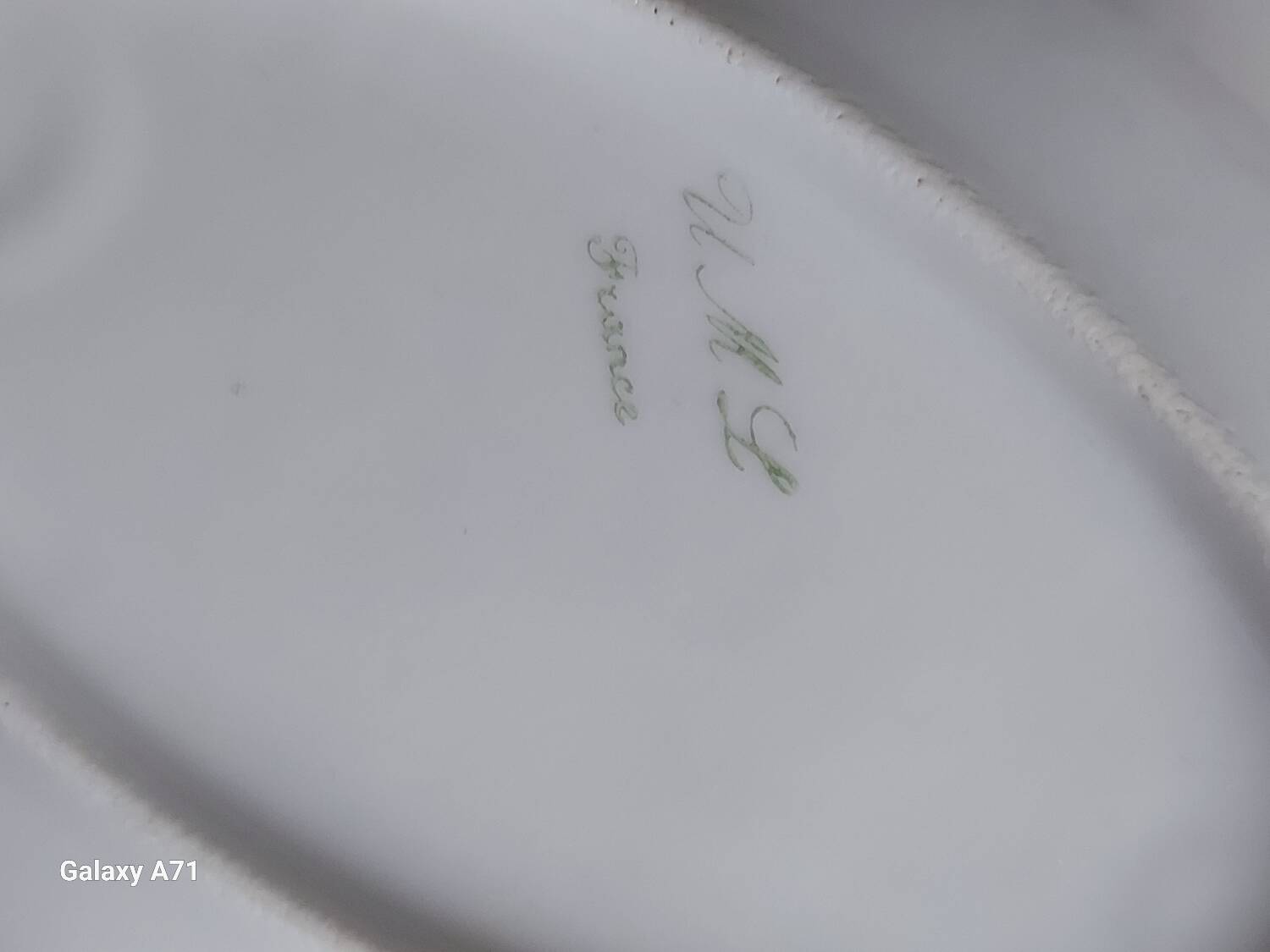 Limoges porcelain Ravier UML