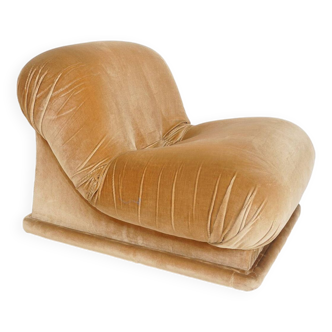 Chaise Pantoufle en Velours Italien