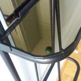 Vestiaire porte manteau boules de billard et miroir style Roger Feraud