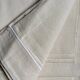 Beige linen sheet with hemstitching #11 ☐ 220 x 310 cm