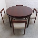 Round to oval extendable dining set by Alfred Hendrickx for Belform, 1960s