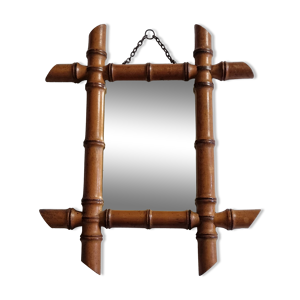 miroir ancien en bois