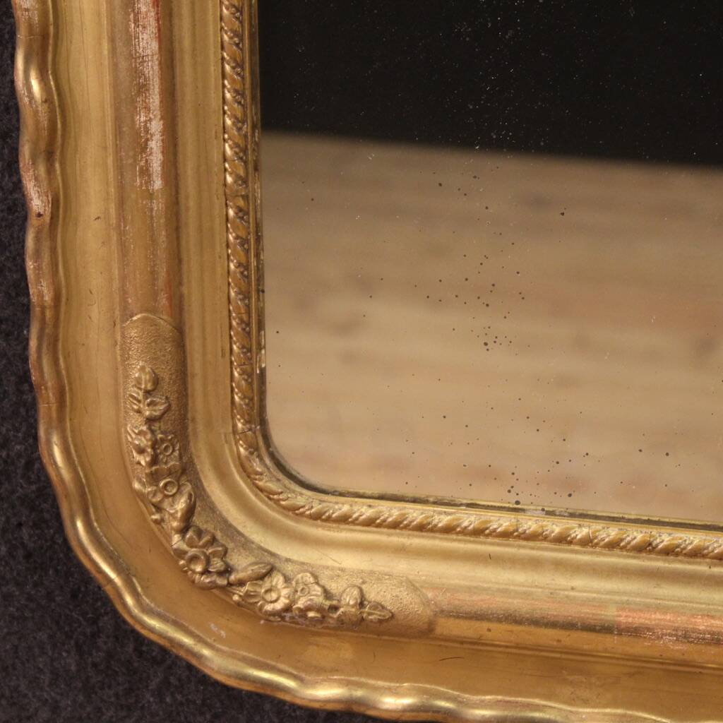 Elegant 19th century tray mirror