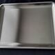 Service tray Létang and Rémy in satin stainless steel 35 x 45 cm