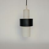 Scandinavian hanging opaline and black metal