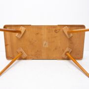 Table basse en verre du milieu du siècle, 1960 ́s, Tchécoslovaquie