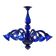 Contemporary Pop Blue-Ocean Glass Chandelier