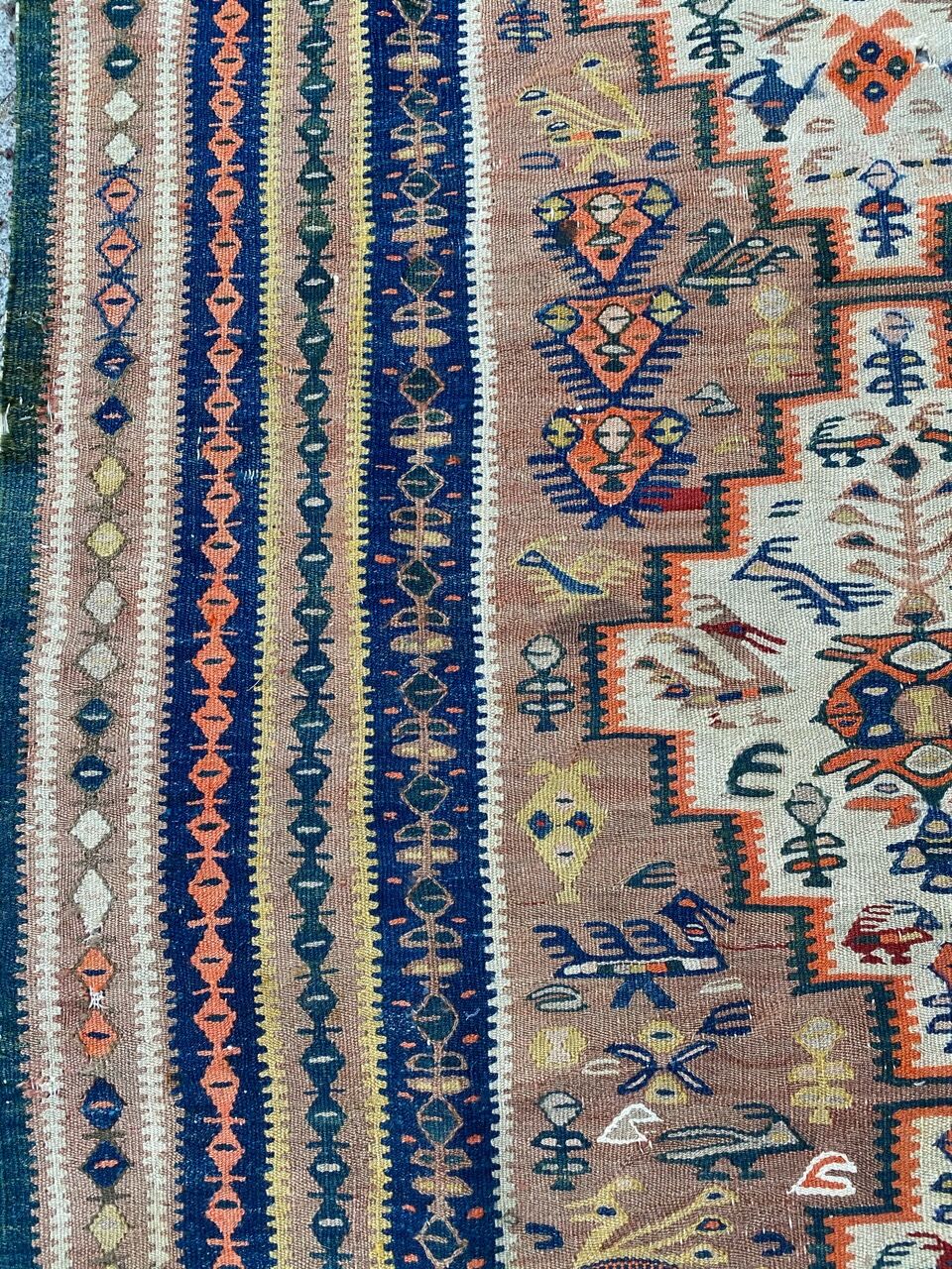 Persian Kilim Senneh corridor 119x502 cm