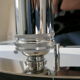Vintage sailboat lamp 1970 chrome