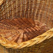 Vintage rattan armchair from the 60s/70s design