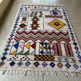 Moroccan rug, decorative beni ourain rug, 150/250cm