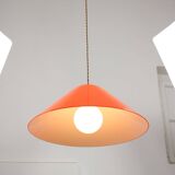 Mid-Century Orange Pendant Lamp from Guzzini, 1960s