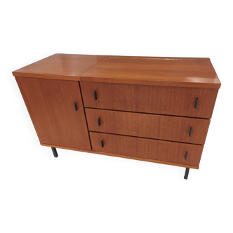 Vintage teak chest of drawers 1970