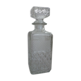 Moulded glass whisky decanter from the 60s