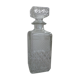Moulded glass whisky decanter from the 60s