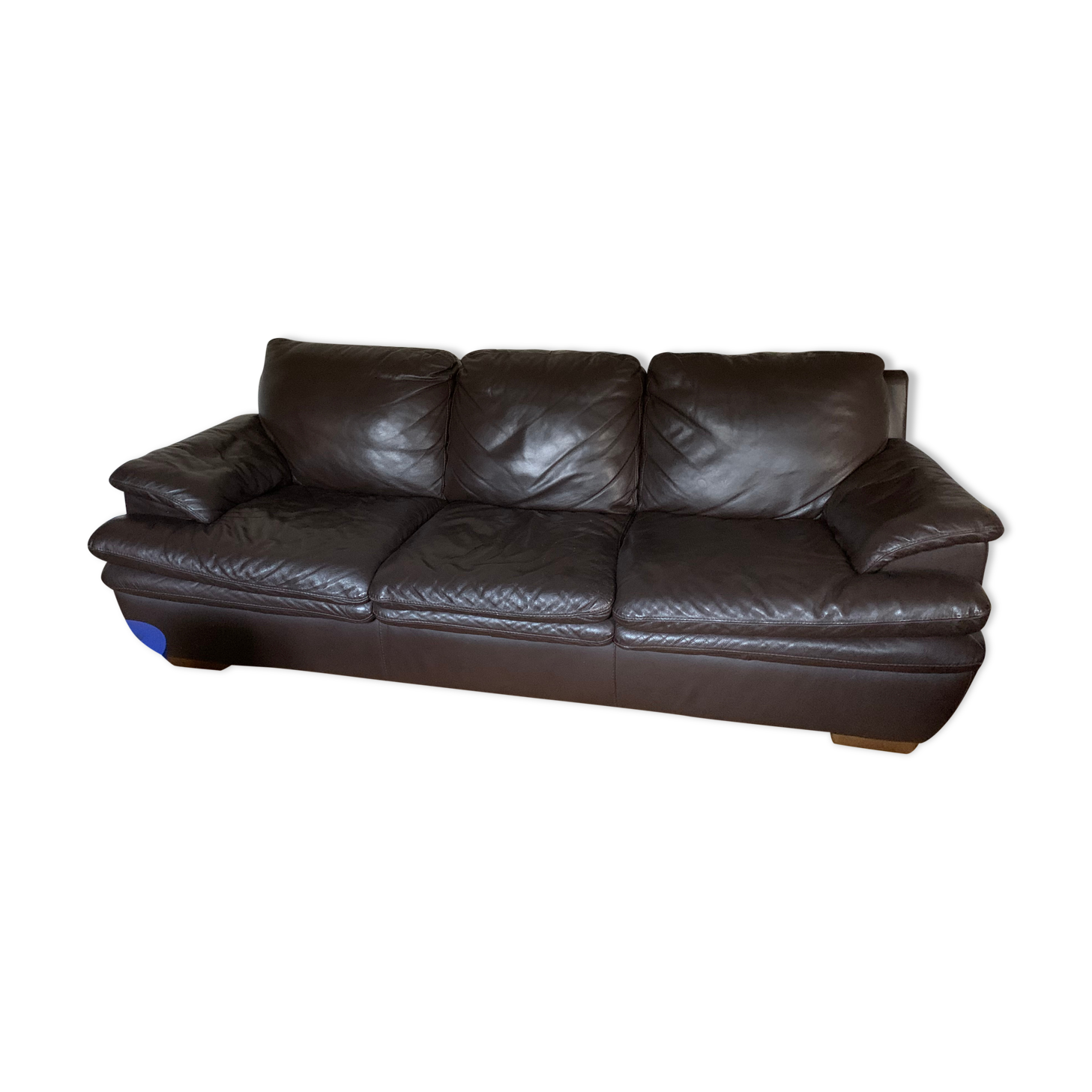 Natuzzi 3-seater leather sofa