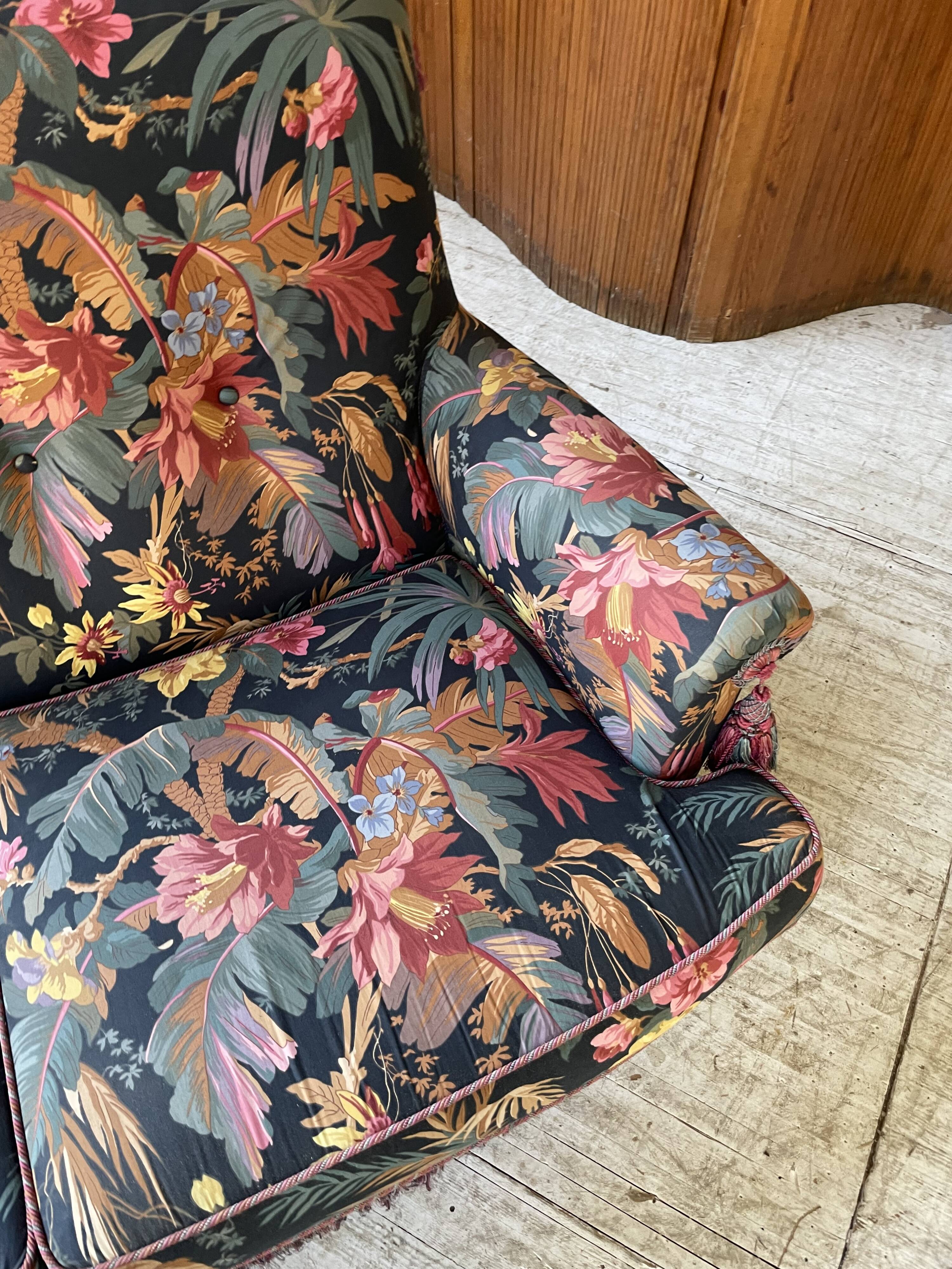 Jean Roche floral sofa