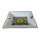 Ashtray "sun" porcelain 80s