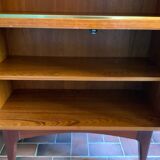 Vintage teak display cabinet