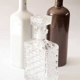 Rectangular crystal whiskey decanter