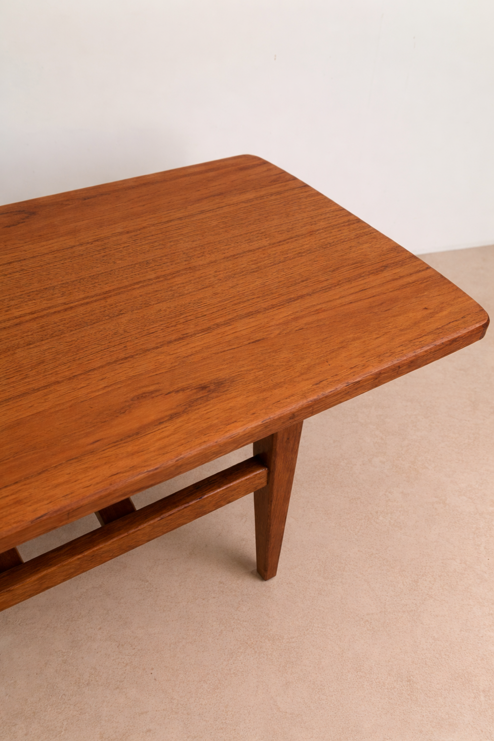 Scandinavian coffee table in teak