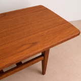Scandinavian coffee table in teak