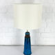 Vintage Scandinavian ceramic table lamp, Nils Kähler for HAK, Denmark, 1960