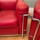 Paire de fauteuils LC2 Le Corbusier