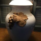 Ceramic grape lamp